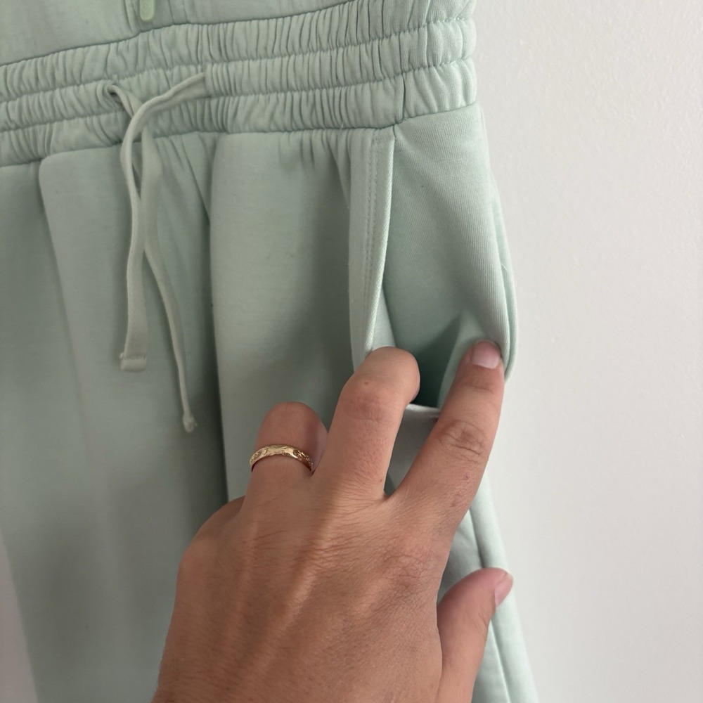 abercrombie Kids/Girls Sleeveless Tie Waist Jumpsuit Mint 7/8 - Picture 5 of 6